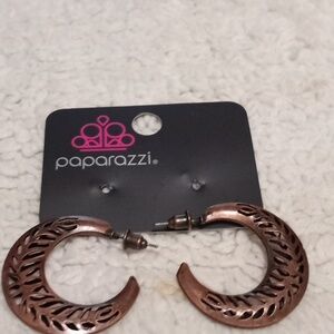 Wanderlust Wilderness Copper Hoop Earrings